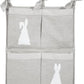 Mamas & Papas Nursery Organizer, Hanging Storage, Nursery Décor, Bunny Rabbit Design - Grey 4 Pocket | Mamas & Papas, Babies, Nursing, Nursery Organizer