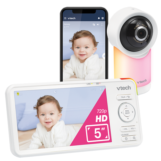 Digital 5" Smart WiFi HD Pan tilt with Remote Access