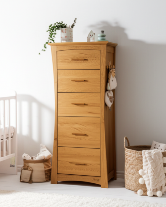 Tall Boy Storage - Ocean G-Oak