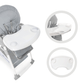 Hauck Sit N Relax 3-in-1 Highchair - Stretch Grey | Mamas & Papas, Babies, Nursing, Highchair