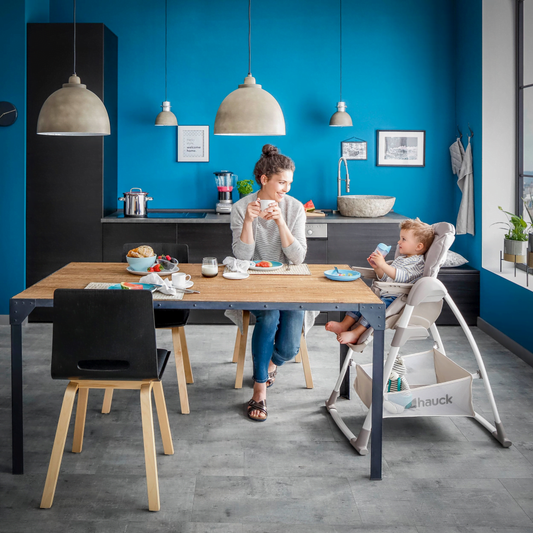 Hauck Sit N Relax 3-in-1 Highchair - Stretch Grey | Mamas & Papas, Babies, Nursing, Highchair