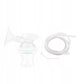 Breast pump spare parts kit with clear silicone tubing and pump connector