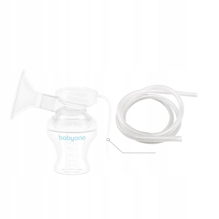 Breast pump spare parts kit with clear silicone tubing and pump connector