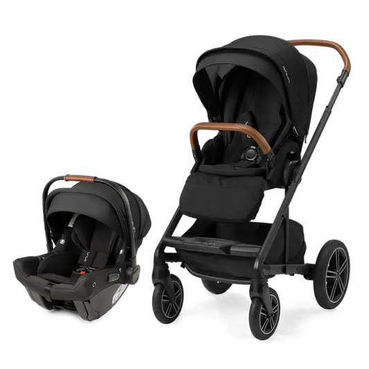 MIXX Next Stroller + Pipa Urbn  Infant Car Seat Black Bundle