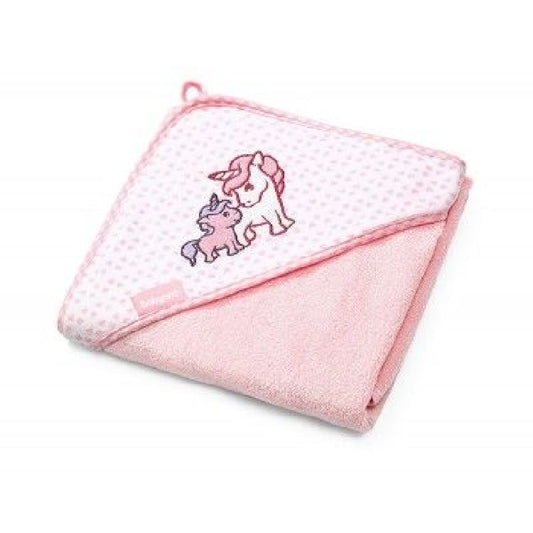 Babyono Wrap Bamboo Bath Pink - Blue Pink | Mamas & Papas, Babies, Nursing, Bath Towel