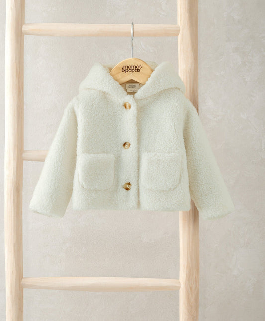 Mamas & Papas Borg Cream Jacket Jacket