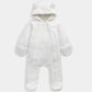 Cream Borg Pramsuit