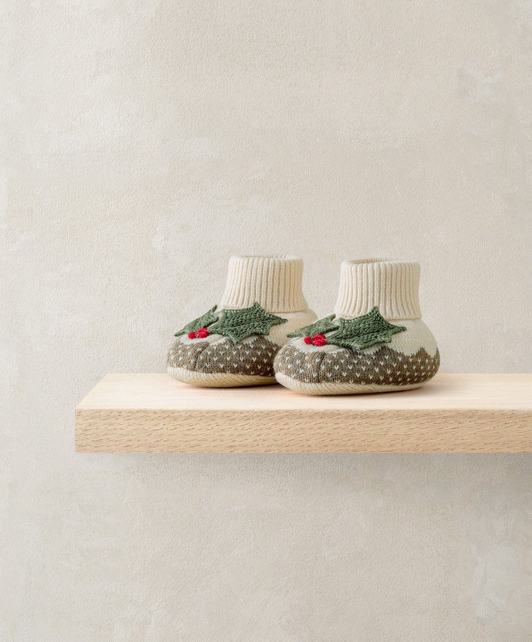Mamas & Papas Christmas Pudding Booties Booties
