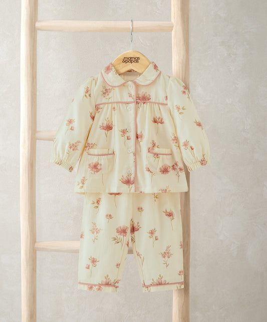 Mamas & Papas Floral Woven Pyjamas Pyjama