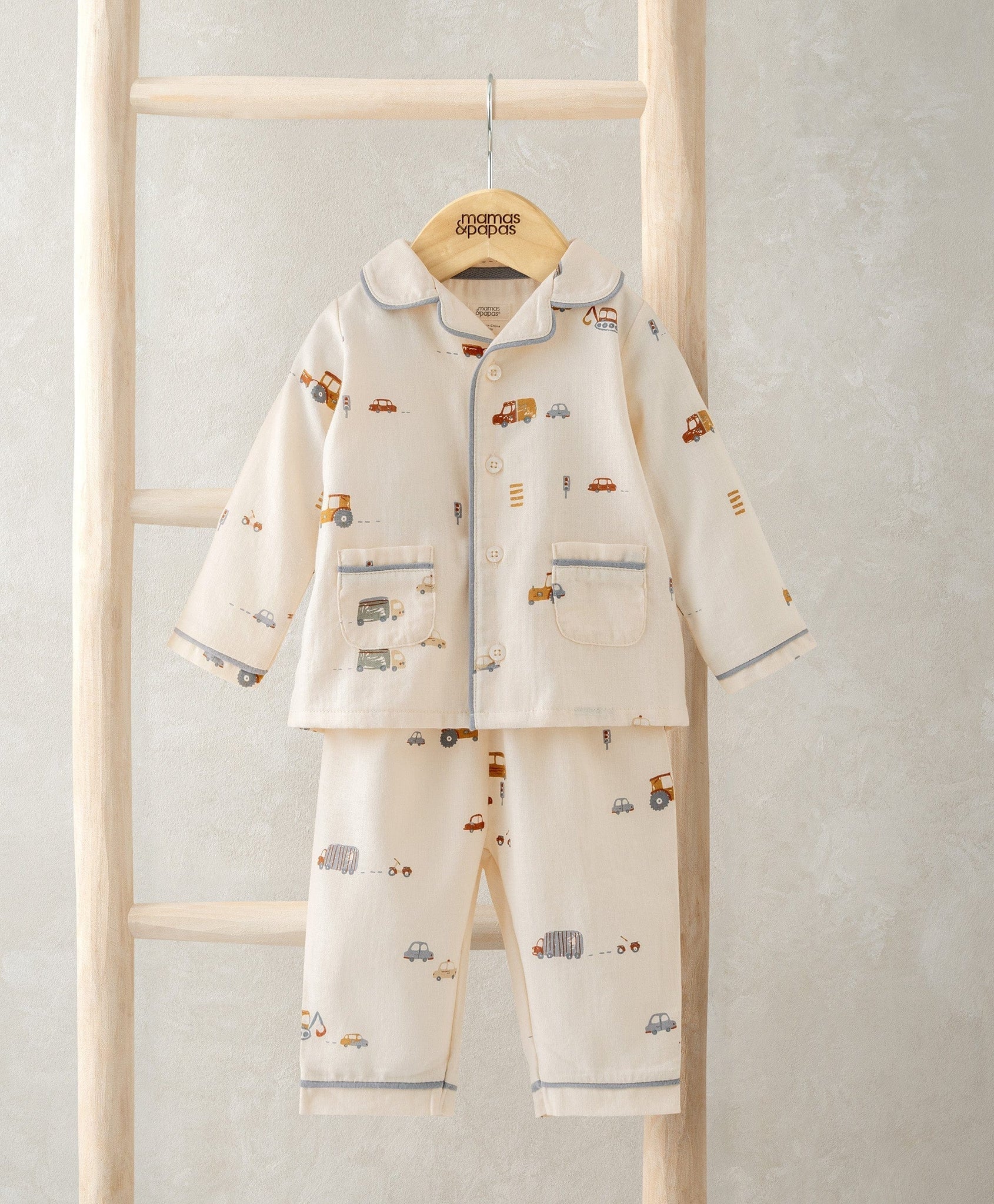 Mamas & Papas Transport Print Pyjamas Pyjama
