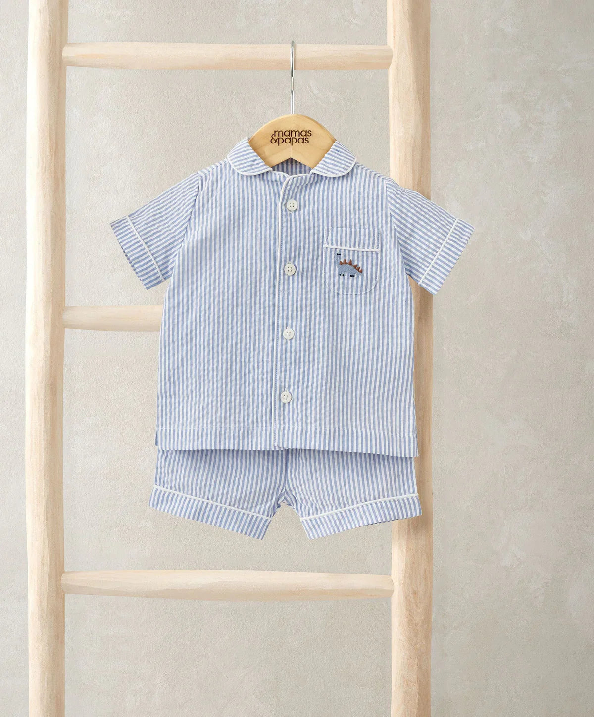 Mamas & Papas Stripe Short Pyjamas