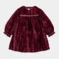 Burgundy Velvet Dress