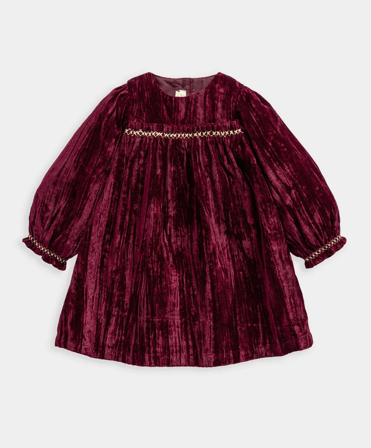 Burgundy Velvet Dress