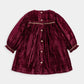 Burgundy Velvet Dress