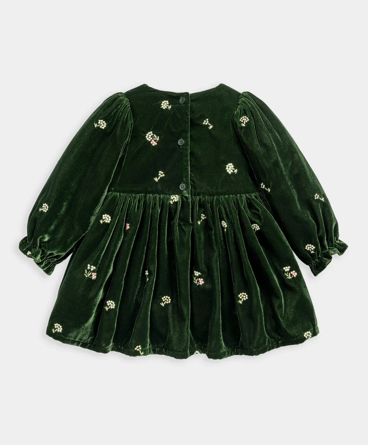 Green Velvet Dress