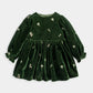 Green Velvet Dress