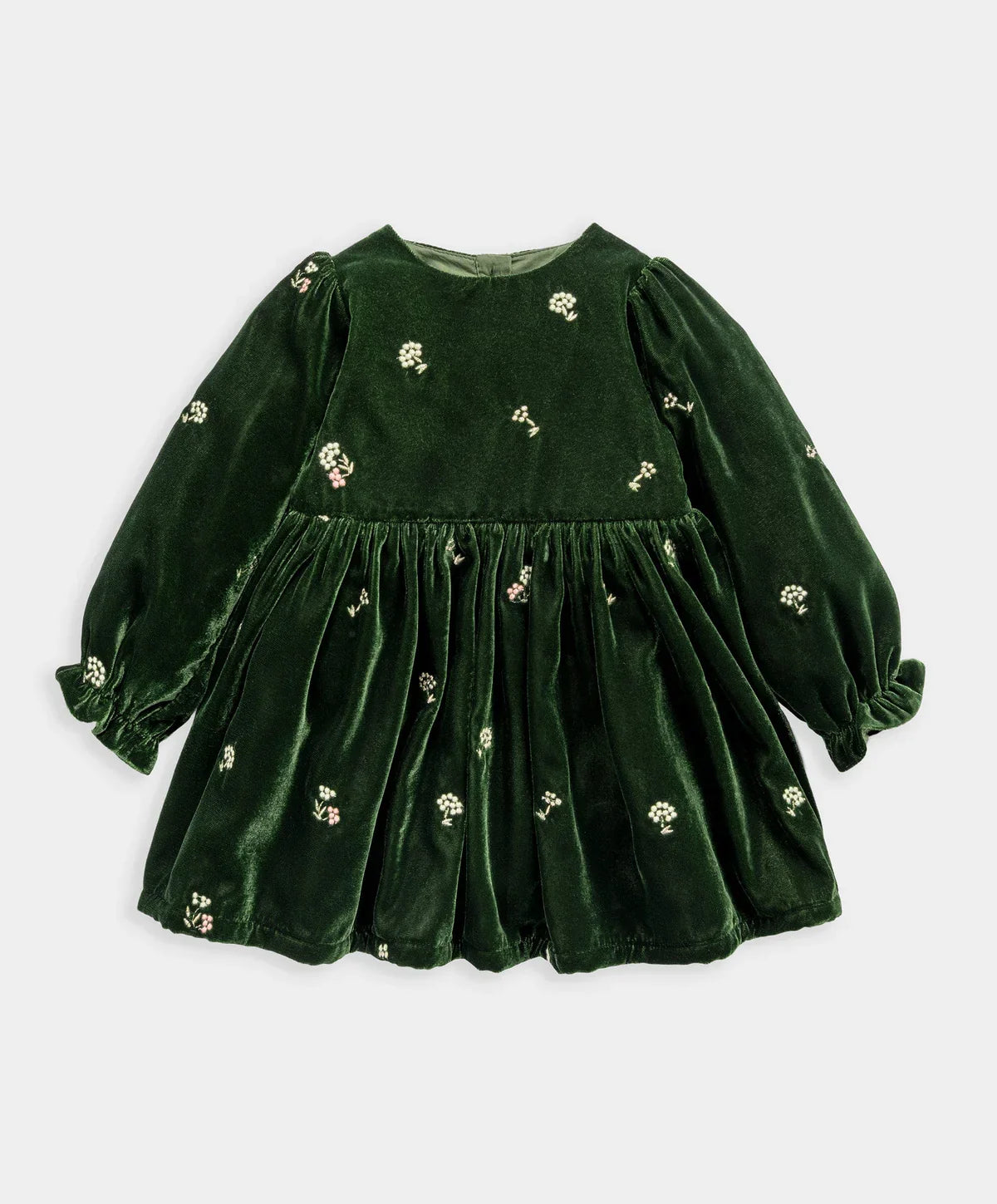 Green Velvet Dress