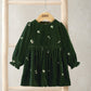 Mamas & Papas Green Velvet Dress Dress