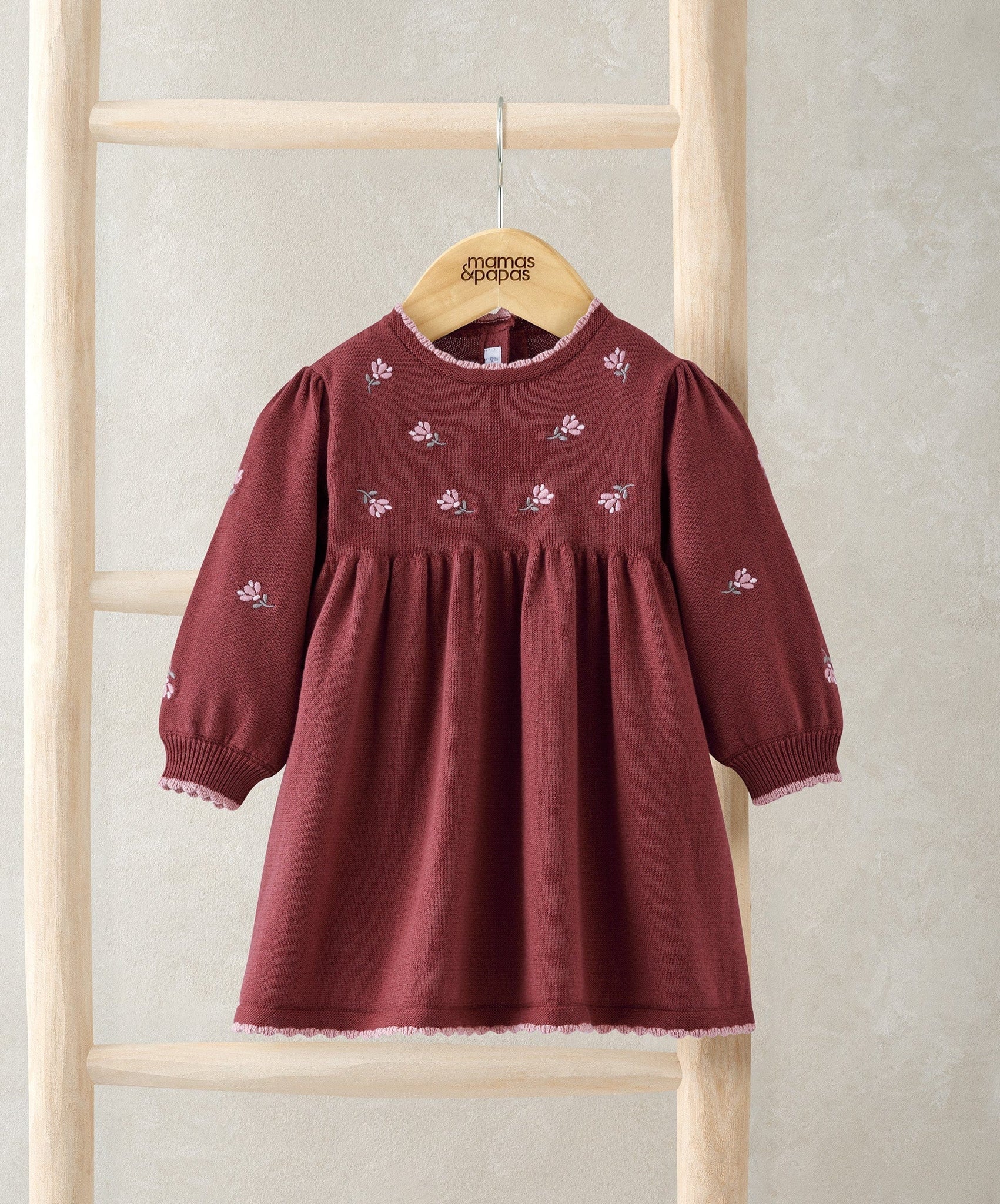 Mamas & Papas Floral Embroidered Dress Dress