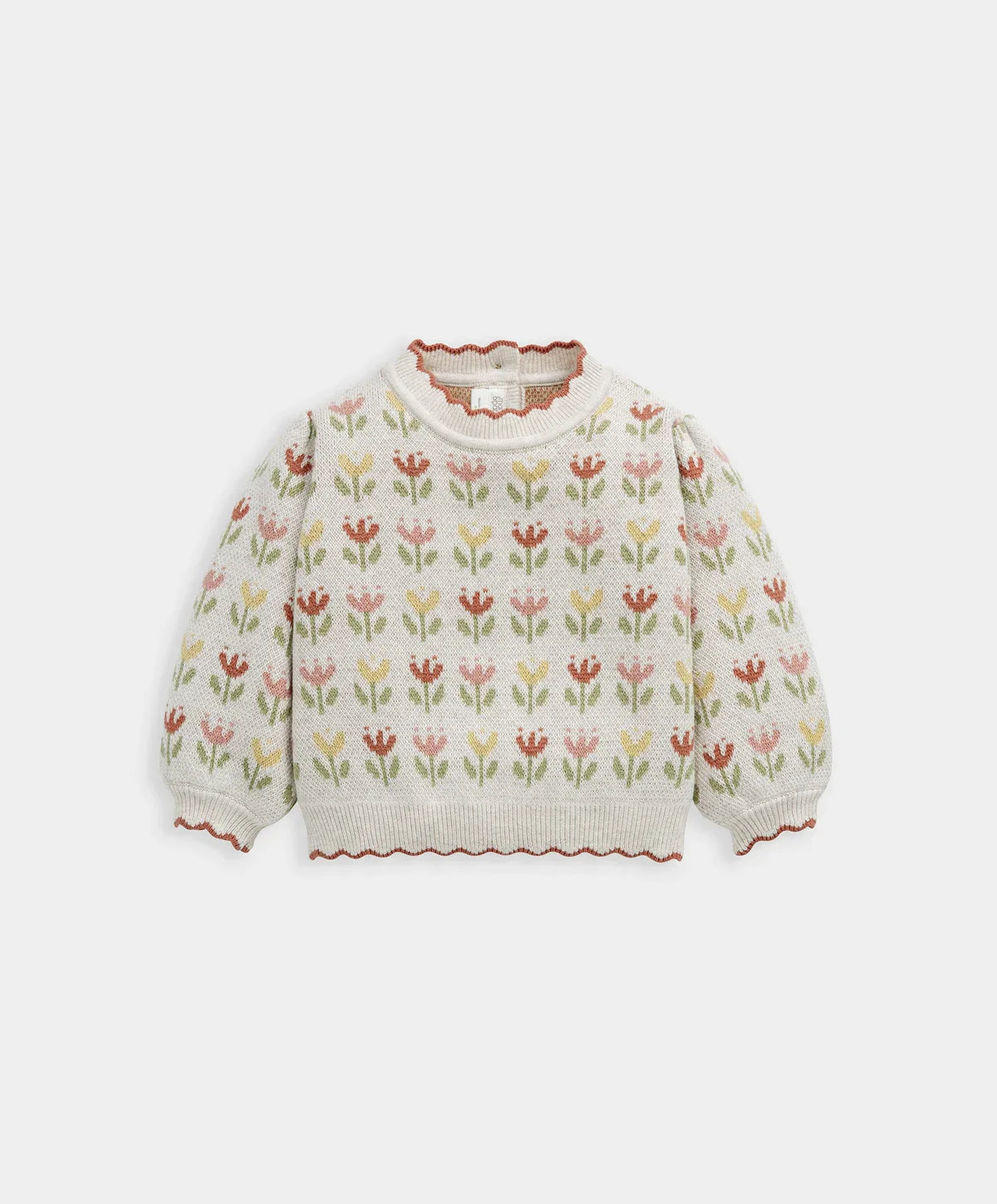 Floral Knitted Jumper