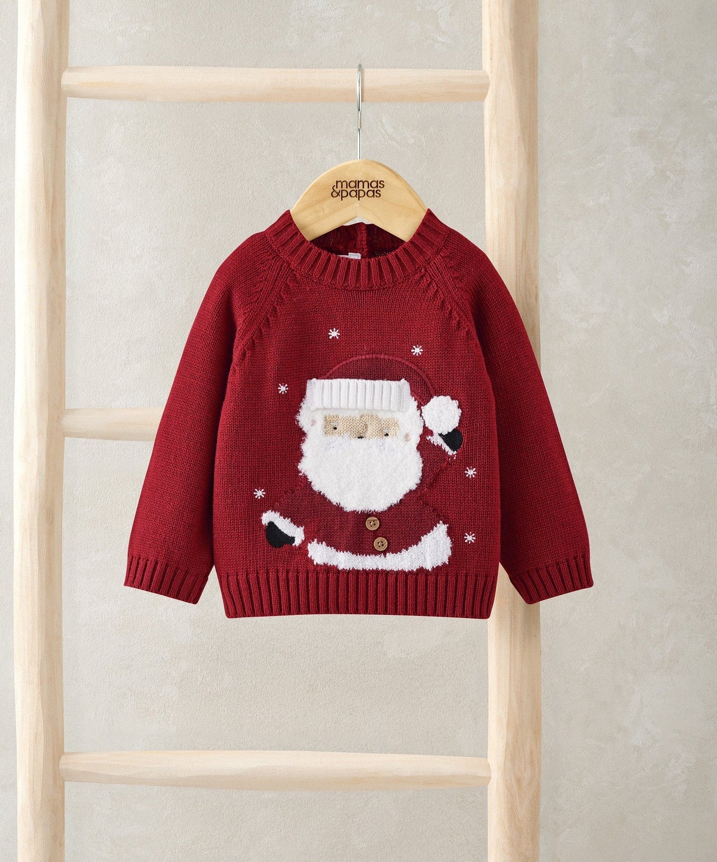 Mamas & Papas Santa Christmas Jumper Jumper