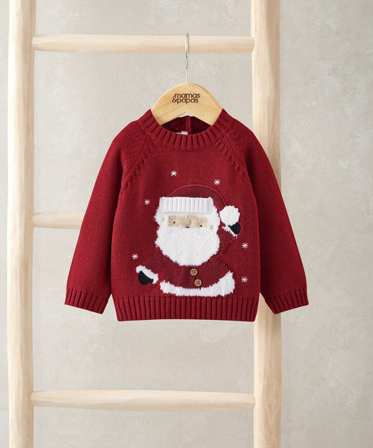 Mamas & Papas Santa Christmas Jumper Jumper