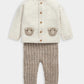 Me & You Bear Cardigan & Leggings Outfit Set