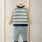 Mamas & Papas Colour Block Jumper & Leggings Outfit Set Outfit Set