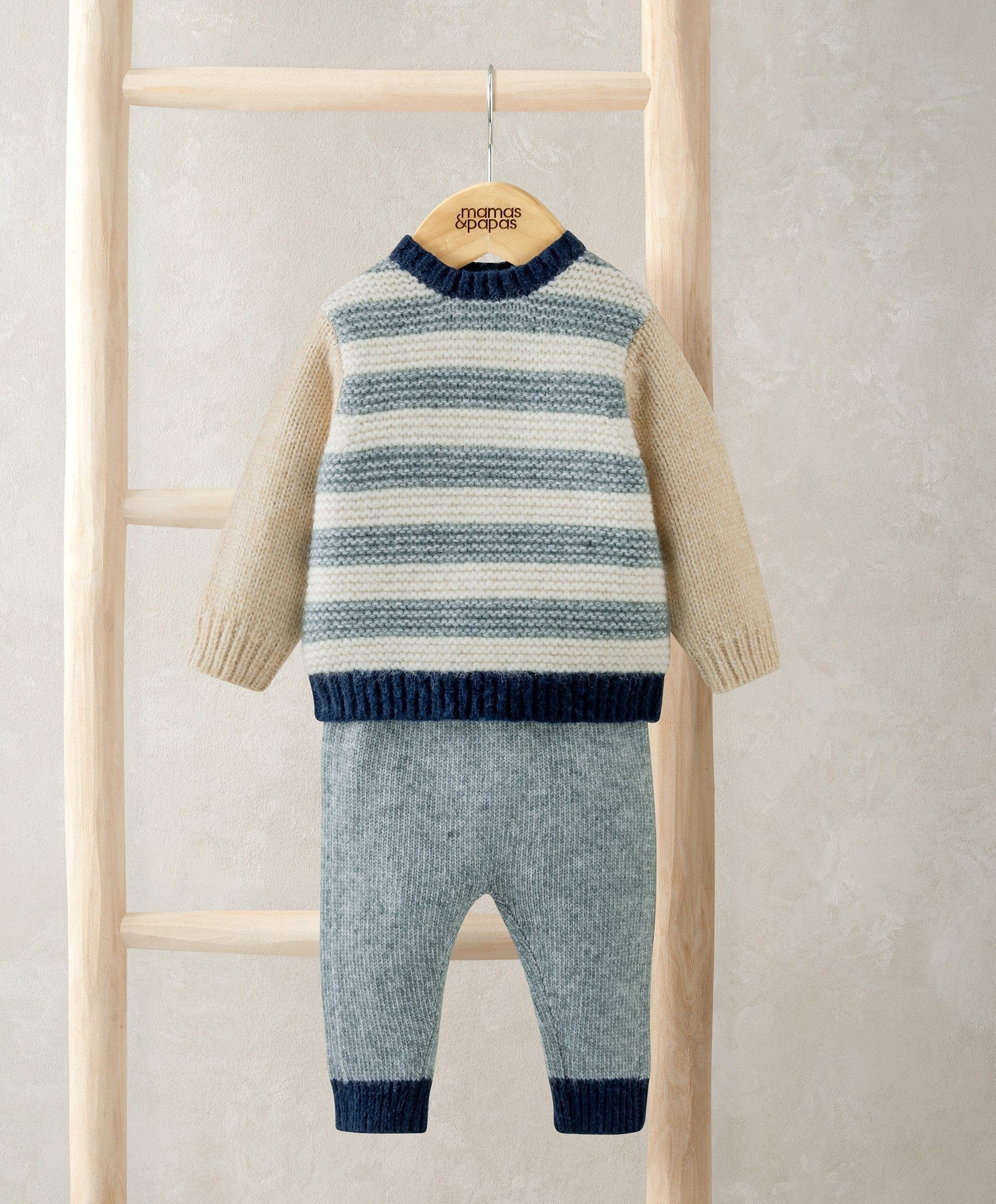 Mamas & Papas Colour Block Jumper & Leggings Outfit Set Outfit Set