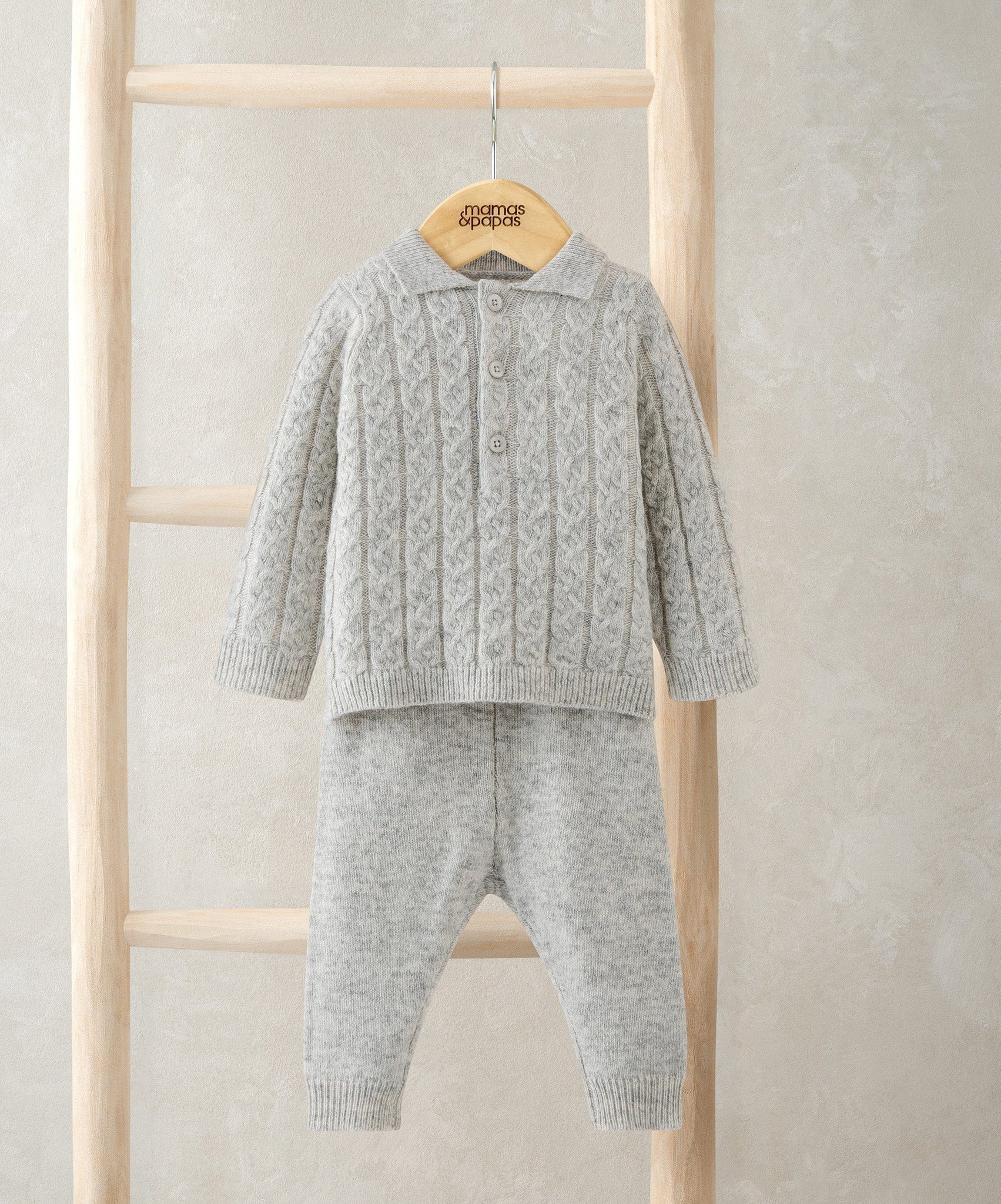 Mamas & Papas Cable Knit Jumper & Trouser Outfit Set Outfit Set