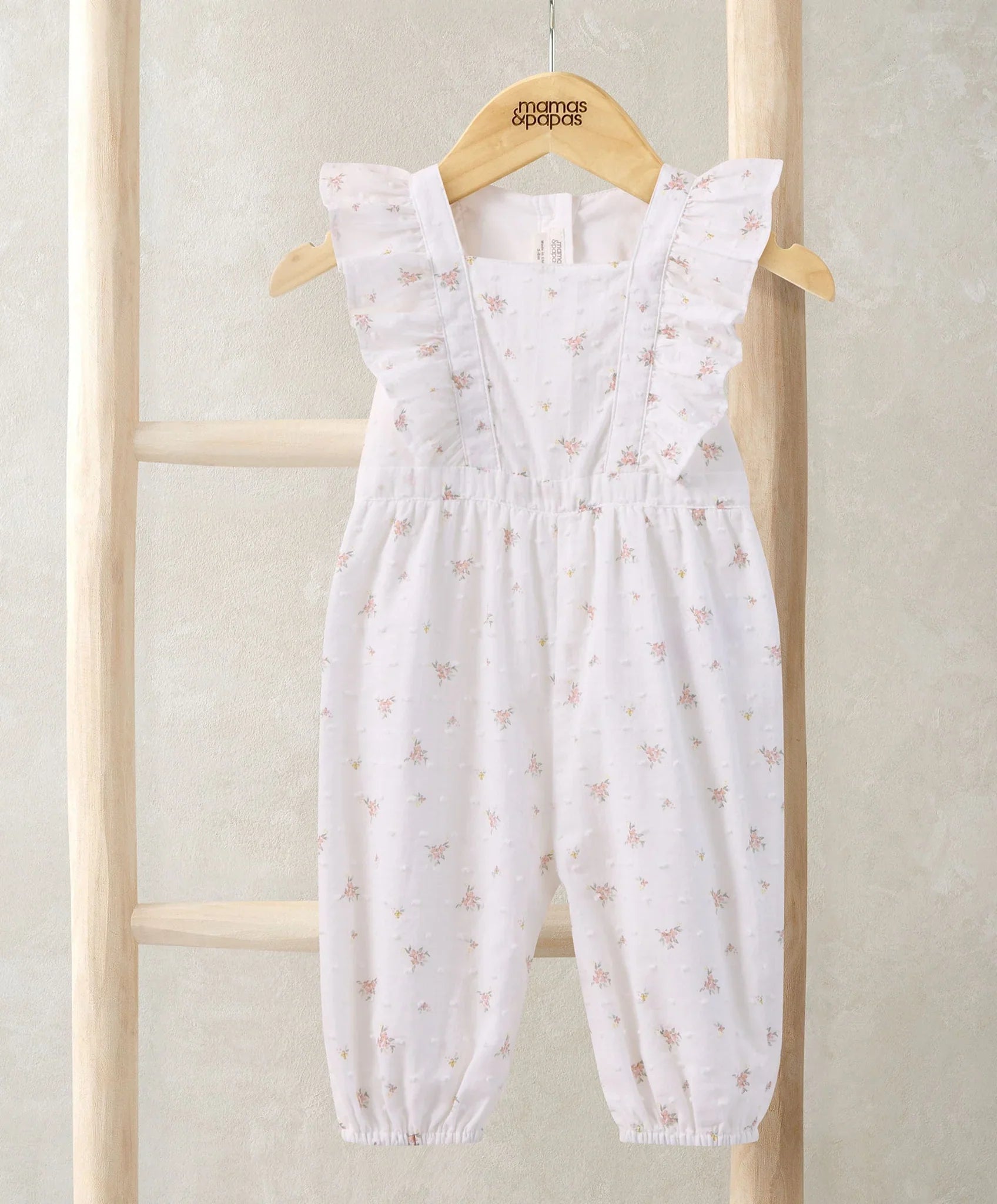 Mamas & Papas Floral Dungarees