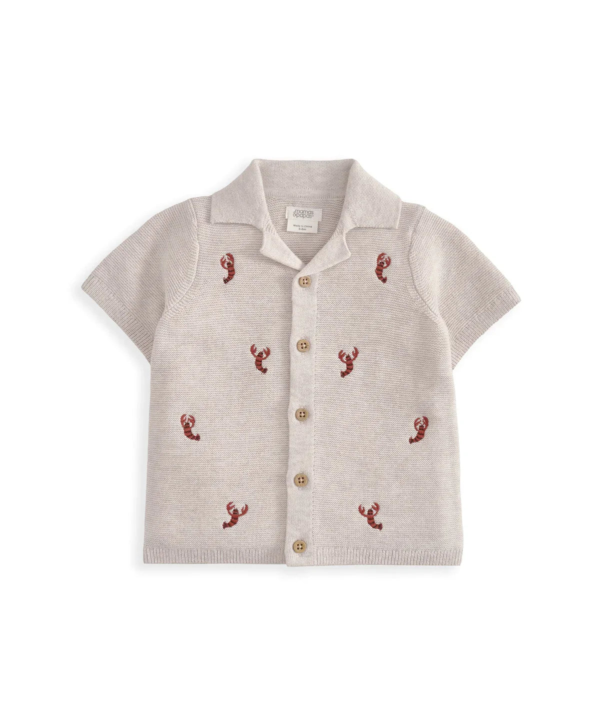 Knitted Lobster Shirt & Shorts