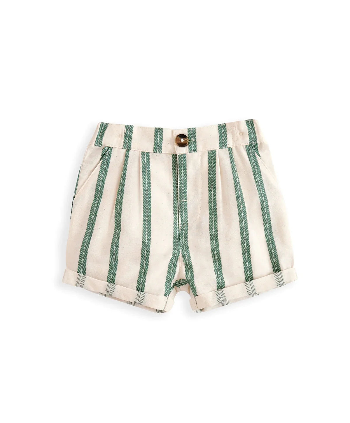Green Shirt & Shorts Outfit Set