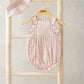 Mamas & Papas French Pink Romper & Sun Hat