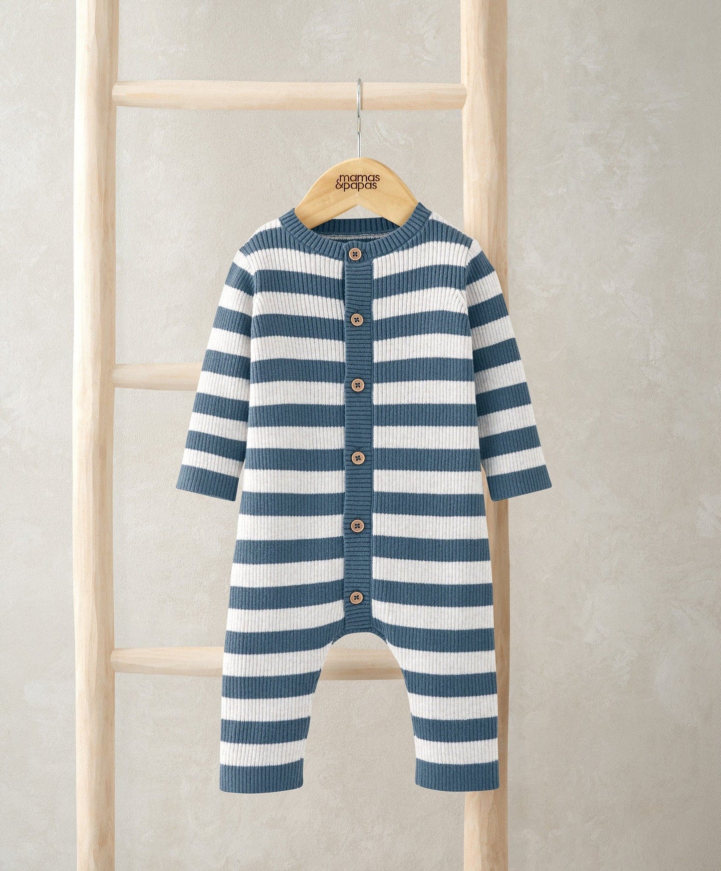 Mamas & Papas Knit Stripe Romper Romper