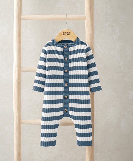 Mamas & Papas Knit Stripe Romper Romper