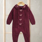 Mamas & Papas Burgundy Soft Knit Romper Romper