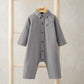 Mamas & Papas Grey Woven Romper Romper