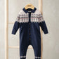 Mamas & Papas Fairisle Knitted Romper Romper