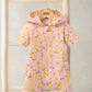 Mamas & Papas Lemon Print Towel Romper