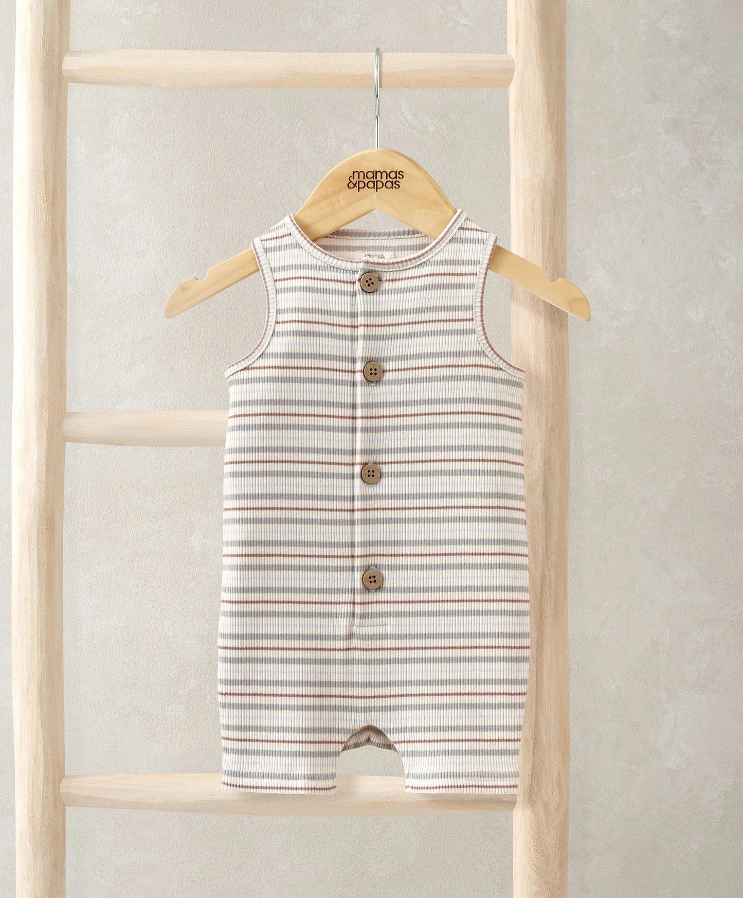 Mamas & Papas Ribbed Shortie Romper