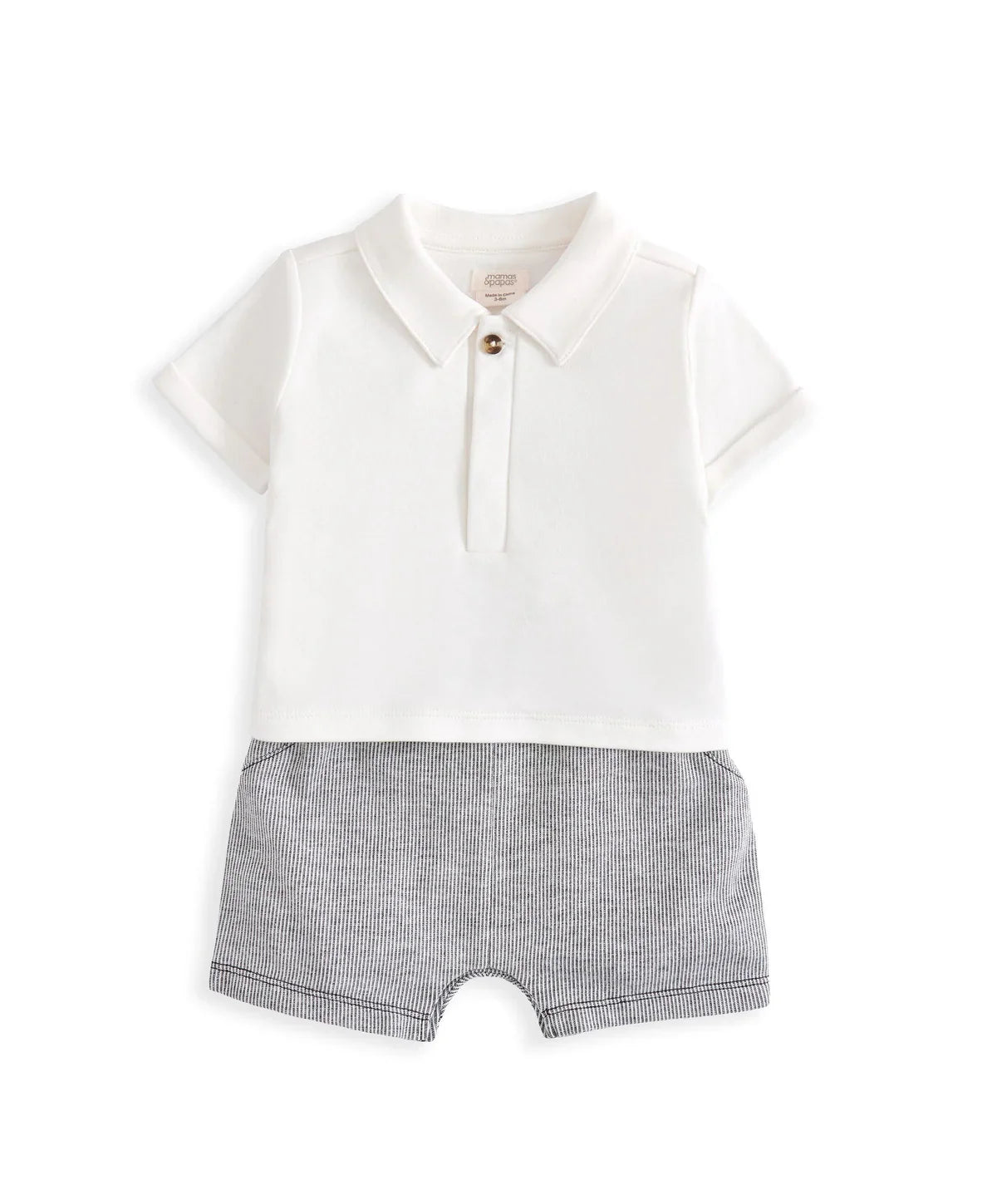 Mock Suit Romper