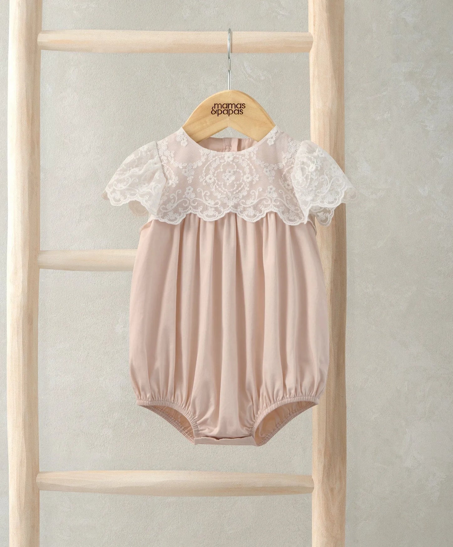Mamas & Papas Lace Bodice Romper