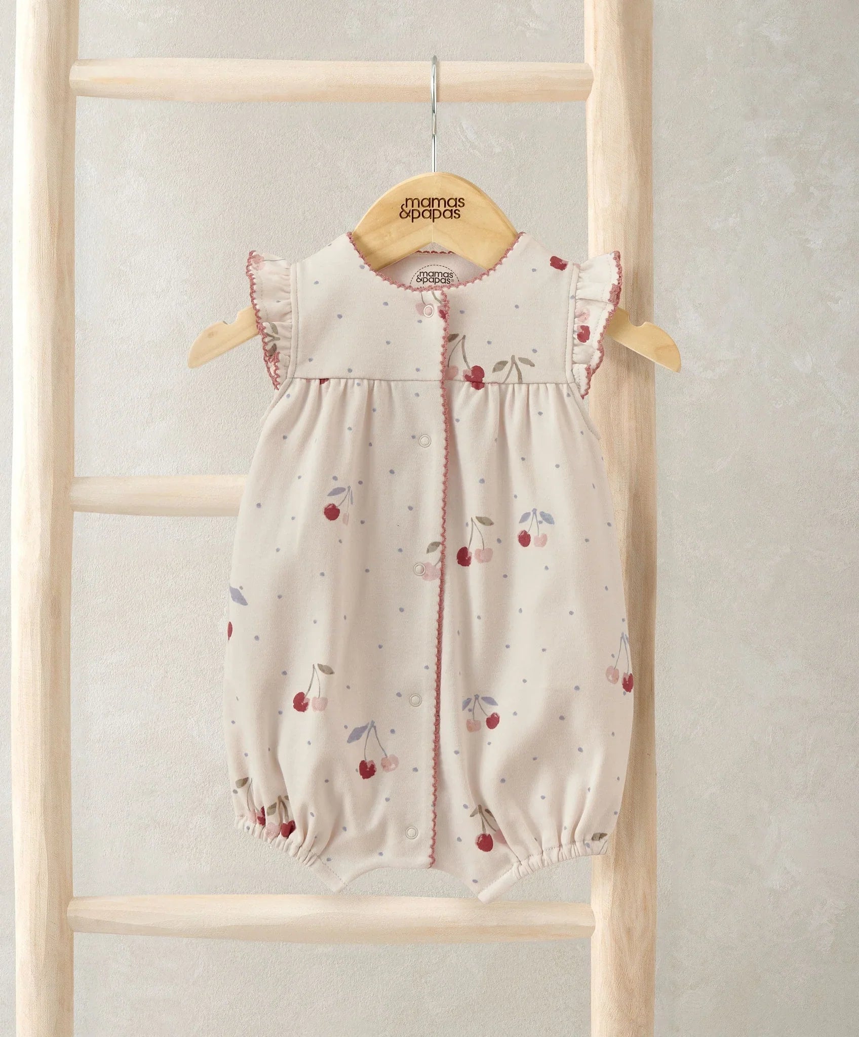Mamas & Papas Cherry Shortie Romper