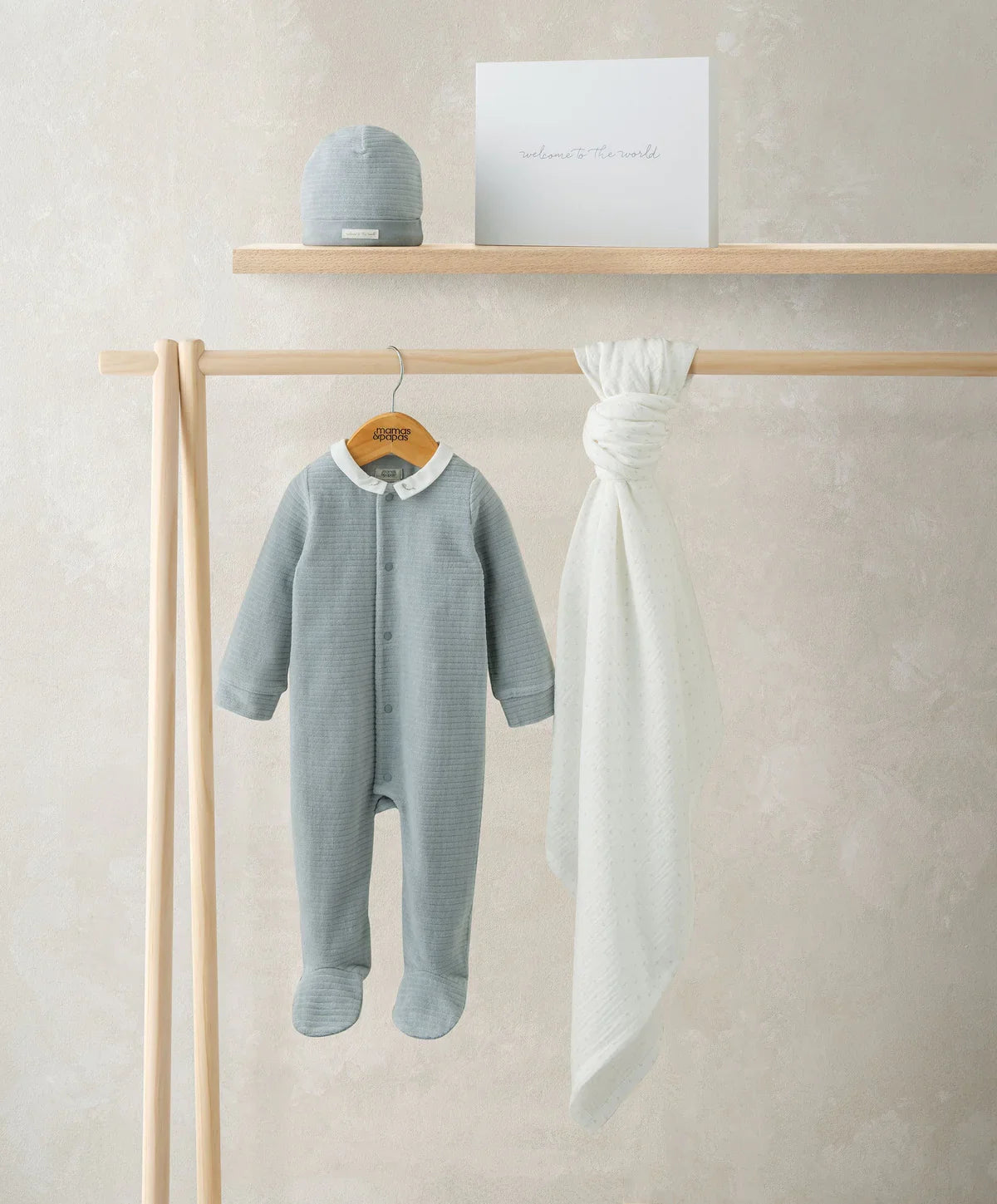 Mamas & Papas Welcome to the World Baby Boy (3 Piece) Gift Set Gift Set