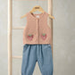 Mamas & Papas Knitted Waistcoat and Denim Trousers