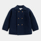 Navy Collar Cardigan