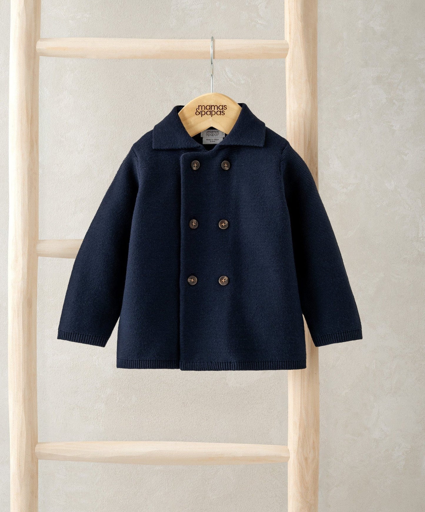 Mamas & Papas Navy Collar Cardigan Collar Cardigan