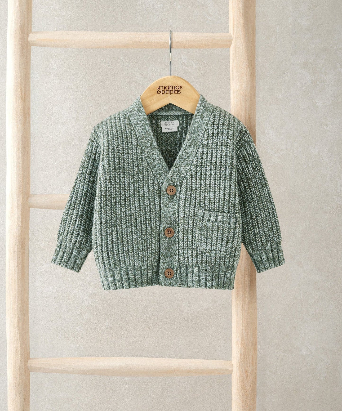 Mamas & Papas Grey Cable Knit Cardigan Cardigan