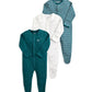 Sleepsuits (Pack of 3) - Planes Stripe